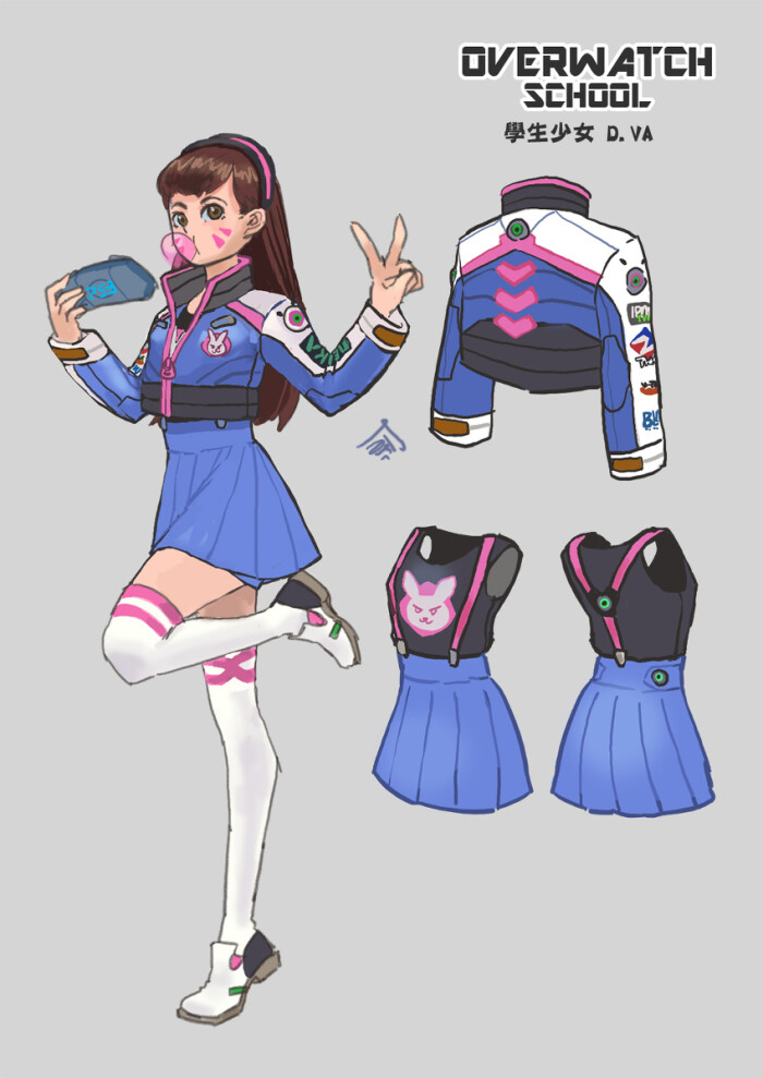 Dva 中学生服装设计 堆糖 美图壁纸兴趣社区