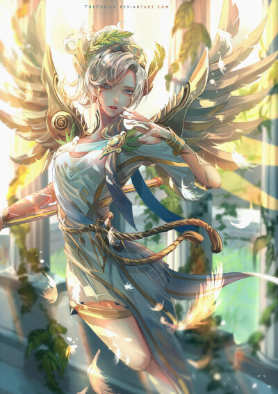 mercy 天使_胜利女神