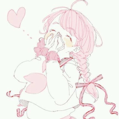 粉色头像 软妹头像 动漫女头 萝莉 幼女 萌妹 可爱 少女心 双马尾