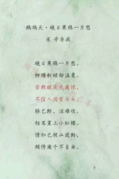 诗词摘抄