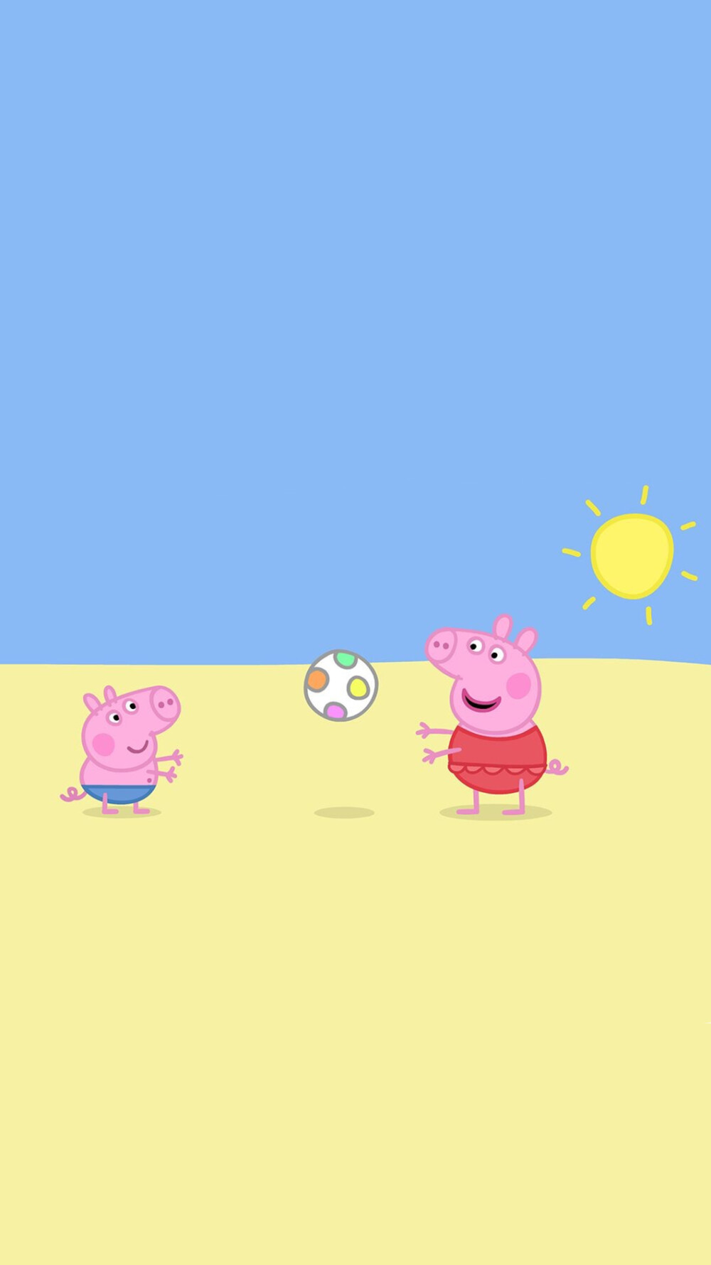 iphone壁纸小猪佩琪peppapig