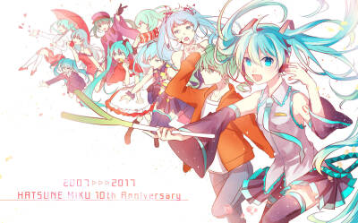 初音未来『miku十周年生日』画师:よいし