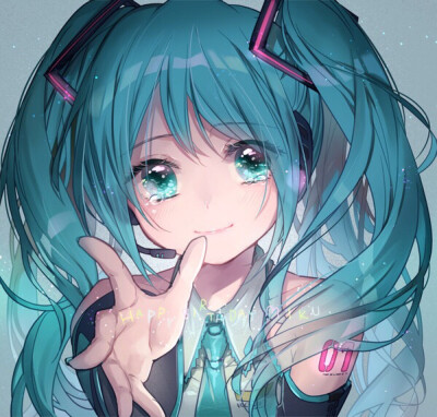 动漫 壁纸 头像 唯美 少女 梦幻 唯美 插画 套图 初音未来十周年贺图