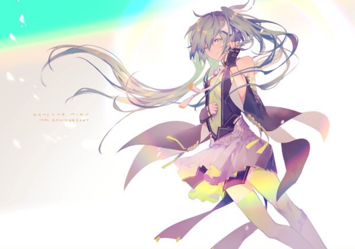 动漫 壁纸 头像 唯美 少女 梦幻 唯美 插画 套图 初音未来十周年贺图