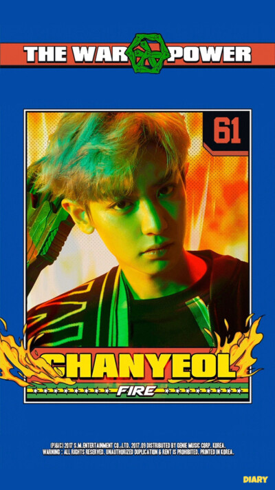 朴灿烈# the power of fire | chanyeol壁纸*9