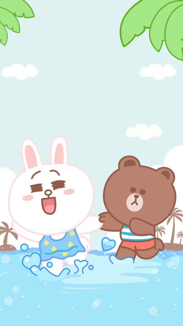 line friends 布朗熊 可妮兔