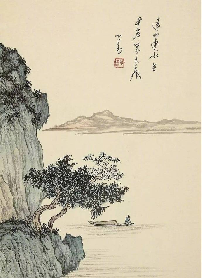 傅心語 山水圖 傅心畲· 水墨山水​​​​ - 高清图片，堆糖，美图壁纸兴趣社区