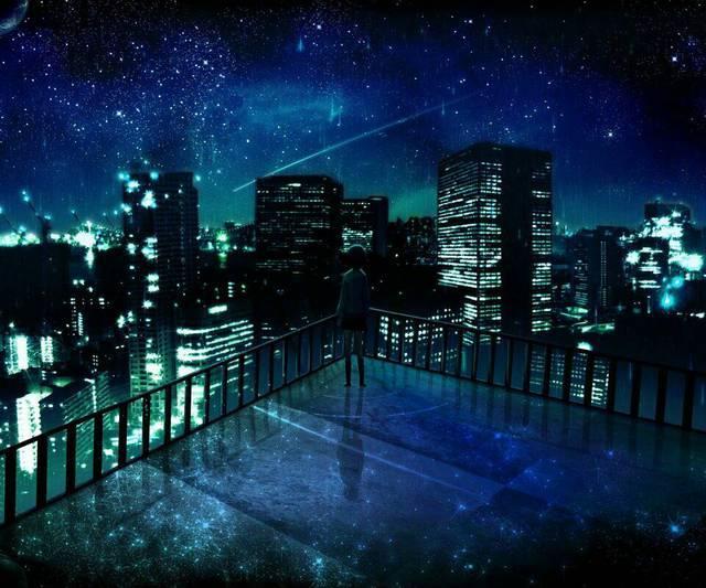 一个人的夜晚,一个人的等待.