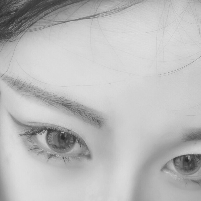 头像/眼睛/黑白