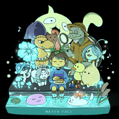 undertale——waterfall的朋友们