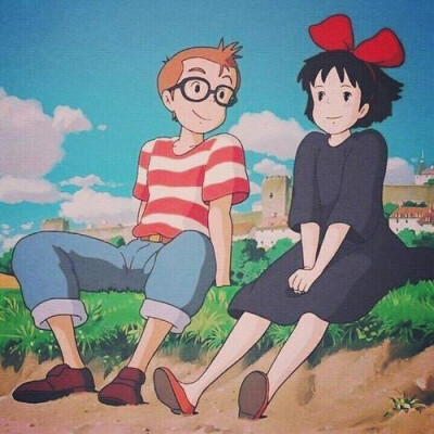 魔女宅急便 情侣头像