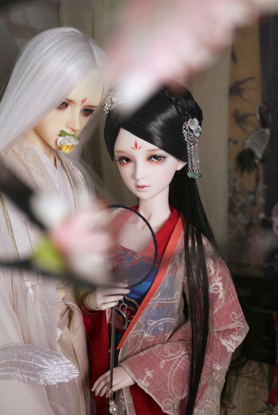 sd娃娃 bjd 玩具 人偶 壁纸 萌物 古风精致