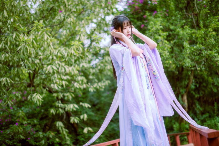 汉服,古风女头,摄影,写真,网红,绾青丝,羽婳』∴
