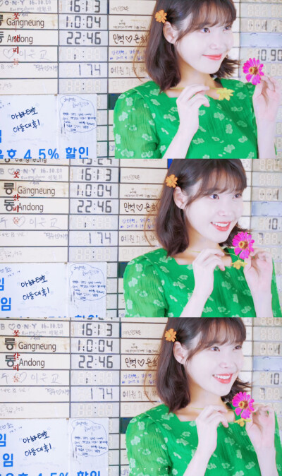 iu 李智恩 李知恩 花书签2 cr:兔牙不肥