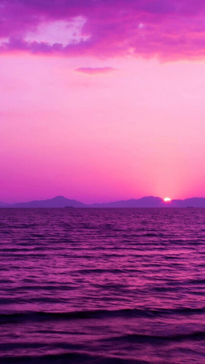 唯美紫色自然风景高清手机壁纸
