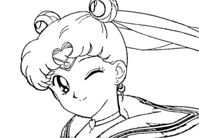 纹身图案 手稿 日漫风 美少女战士 水冰月cr.ins