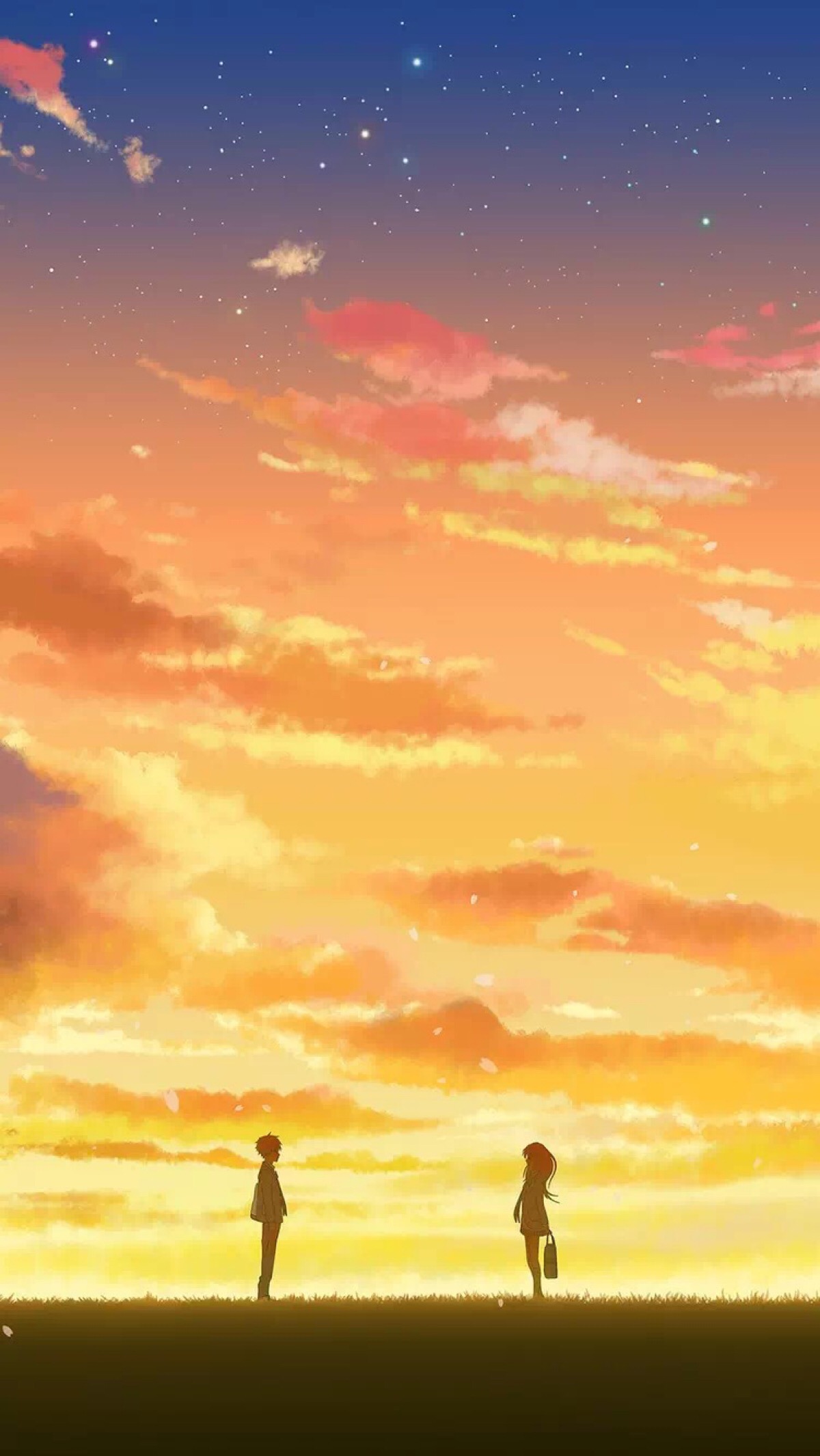 【夕阳黄昏】唯美画风的二次元动漫风景壁纸【电脑壁纸 (四) 】 - 哔哩哔哩