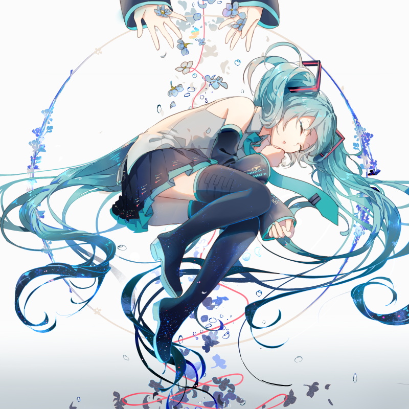 初音未来 绘师:fre 本作品pixiv id=65231792