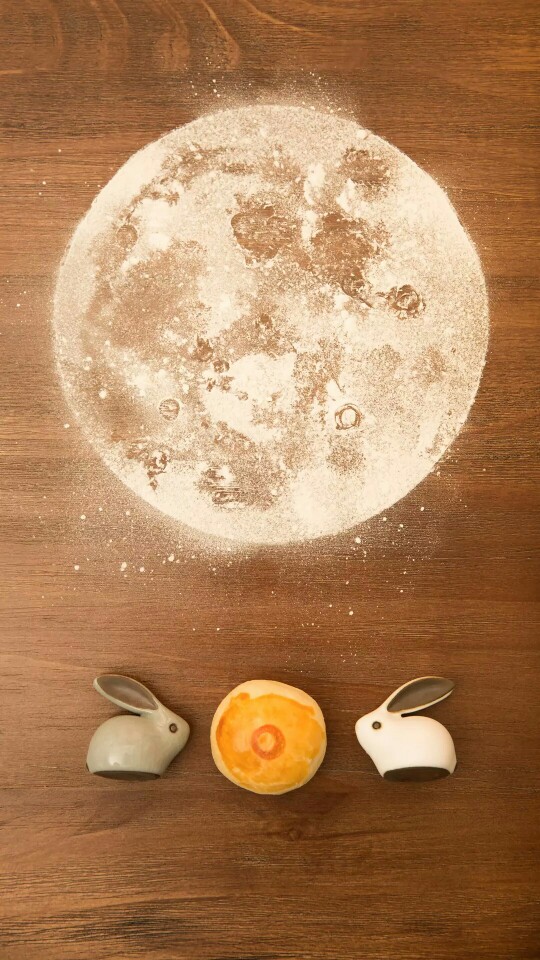 中秋节 月亮 月饼 玉兔 团圆