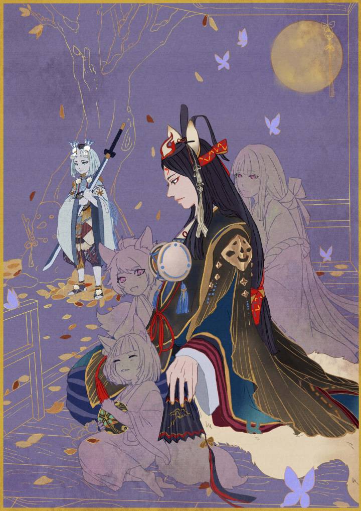 玉藻前#图片出自水印,转侵删