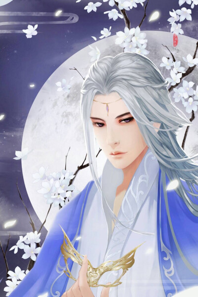 古装手绘动漫美男