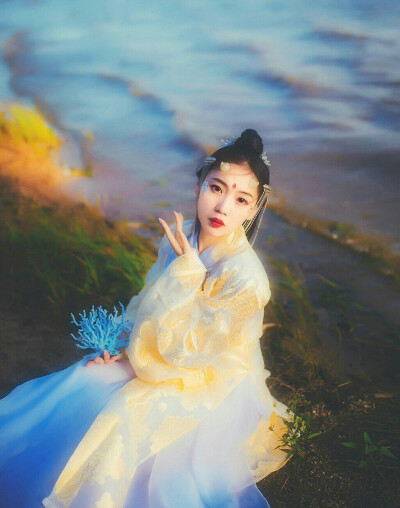 真人古风女头遮面