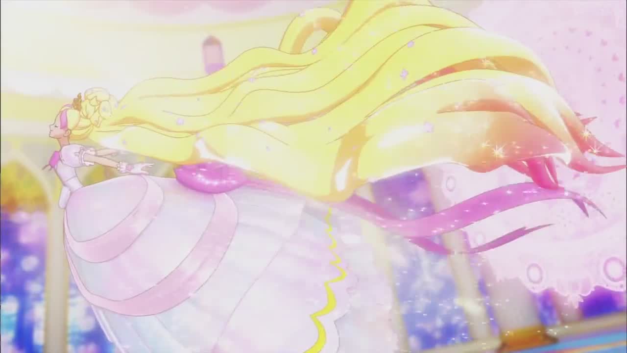 春野遥学校 诺布尔学院变身:花神天使(cure flora)变身台词 precure