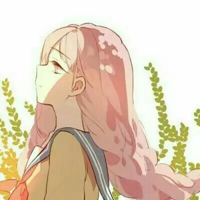 长发 女孩 卡通 头像