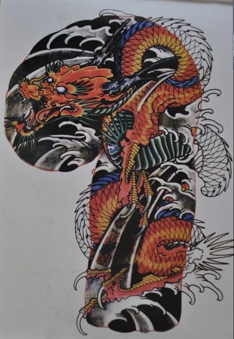 传统纹身 日式纹身 武汉纹身 纹身 刺青 老传统纹身 传统纹身手稿 老