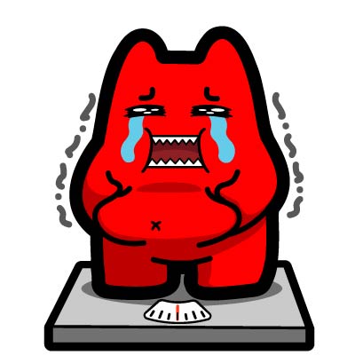 魔鬼猫表情-长胖了