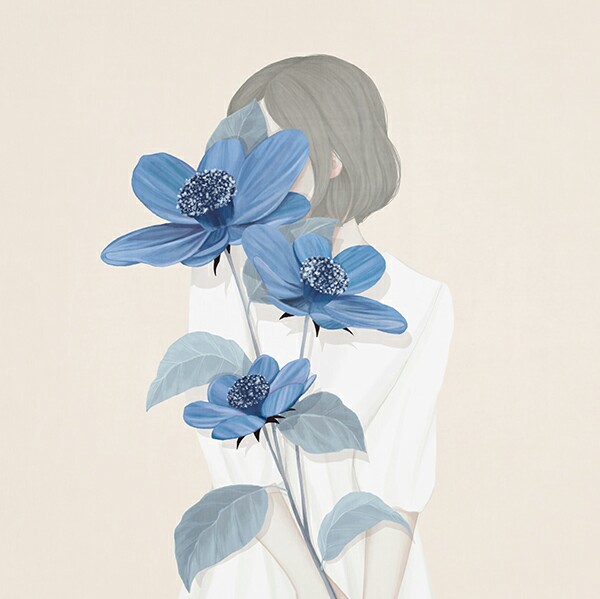 『女生头像』『插画』『花』『画师ensee』