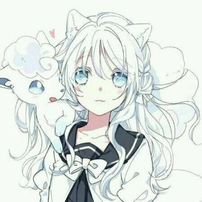 闰蜜头像 情头 兔耳少女孩 萌软 可爱女孩 天然呆 睡觉 傲娇控 反差萌