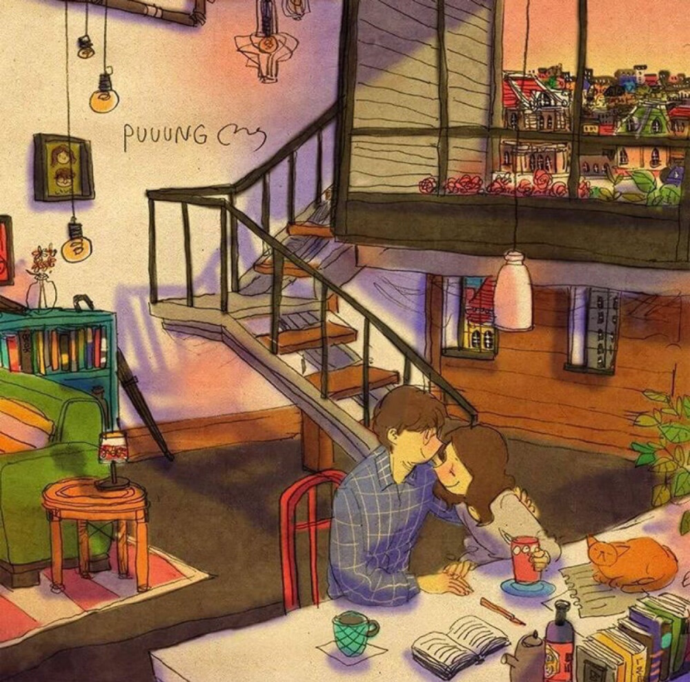 韩国插画师puuun ins: puuung1 - 堆糖,美图壁纸兴趣