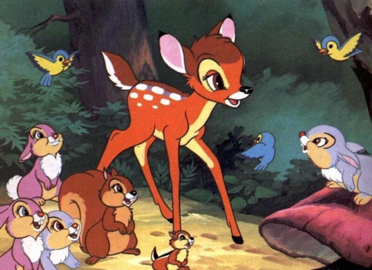 小鹿斑比 Bambi 图片来源于微博@Josie_L阿… - 堆糖，美图壁纸兴趣社区
