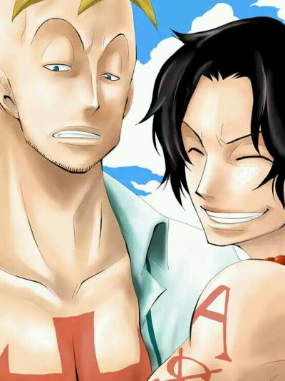 海贼王cp 马尔科&波特卡斯.d.艾斯