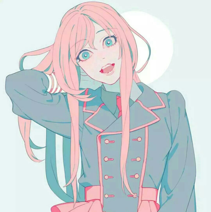 动漫军服少女