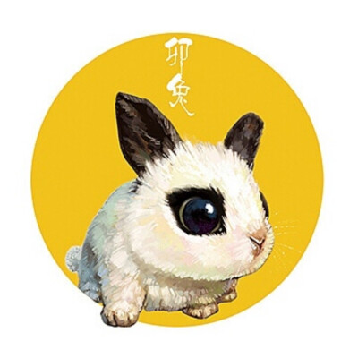 十二生肖头像插画——卯兔