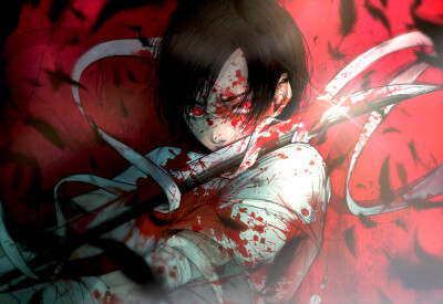 blood  音无小夜 绘师:kuroe(pixiv id=5268156)本作品pixiv id=