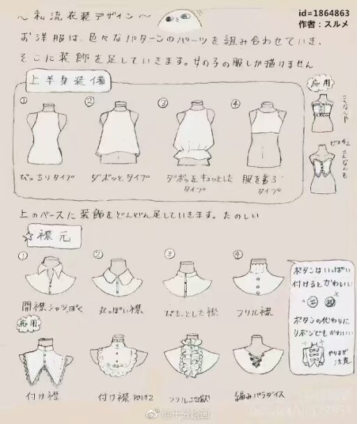 画画素材 衣服