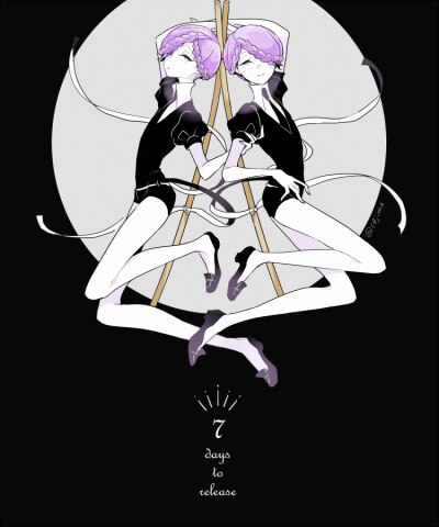 宝石之国 紫水晶 阿梅希斯特画师p站id=こじま 推特@c0jima 把这个