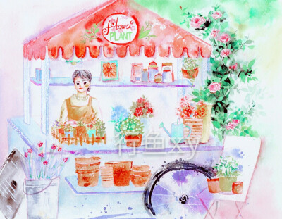 原创水彩手绘插画系列
