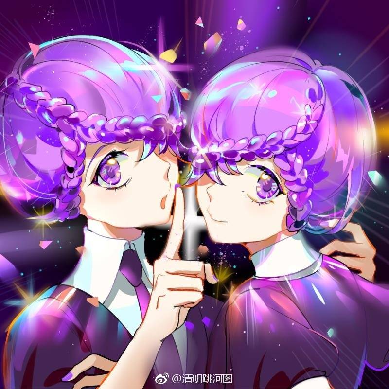 宝石之国 紫水晶 水晶双子