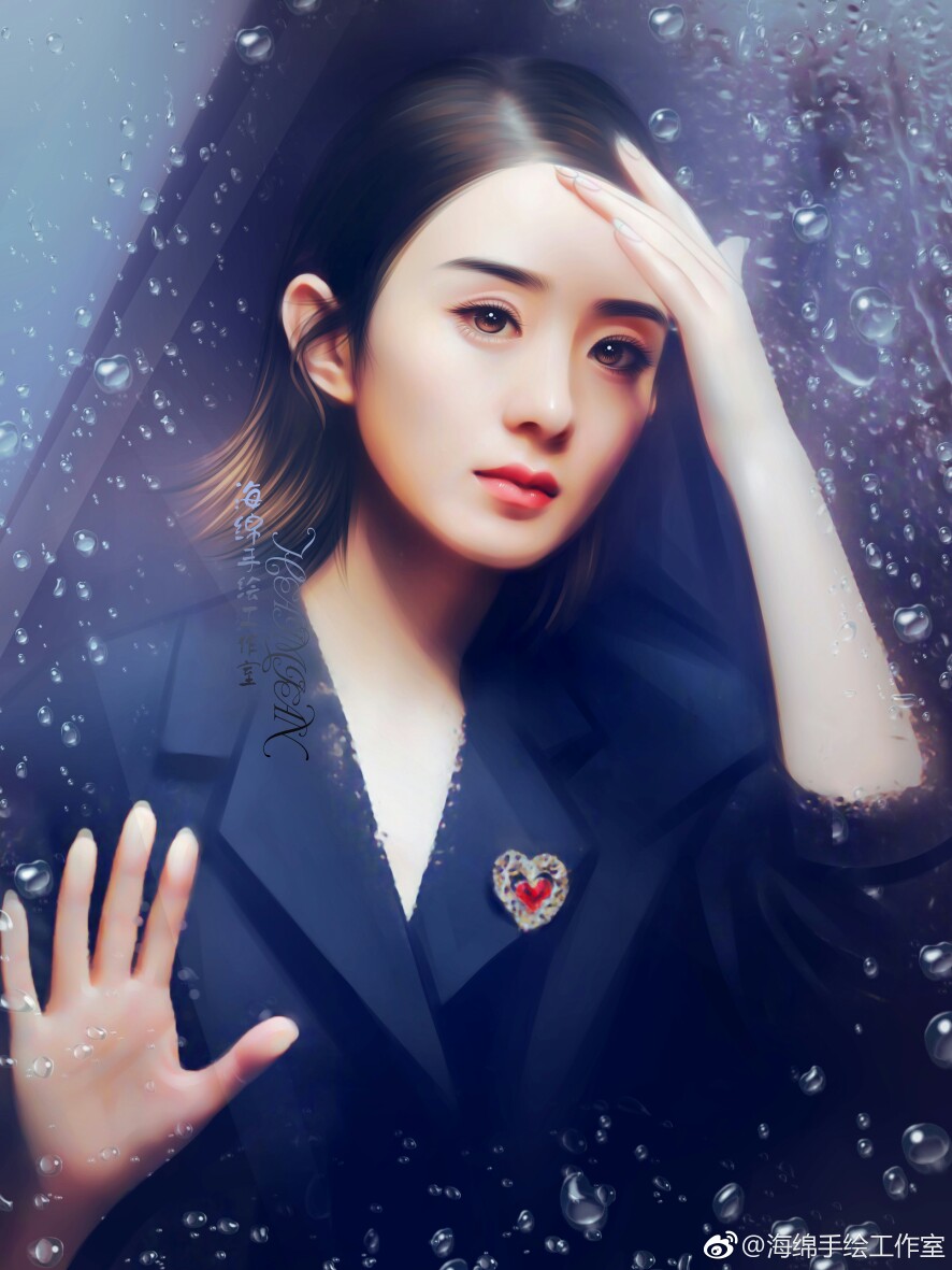 赵丽颖〔海绵手绘工作室〕 - 堆糖,美图壁纸兴趣社区