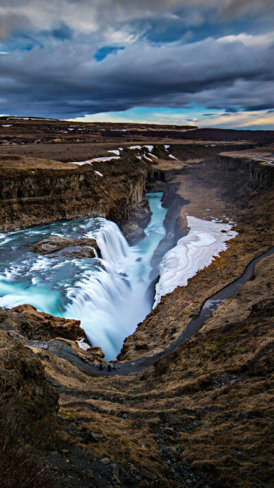 冰岛 黄金瀑布