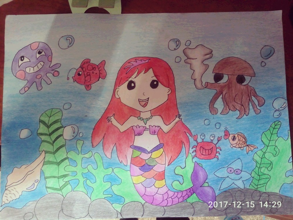 简笔画~海底世界