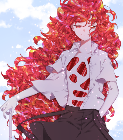 [宝石之国] padparadscha帕帕拉恰(帕帕拉琪亚)(via p站id=19145814)