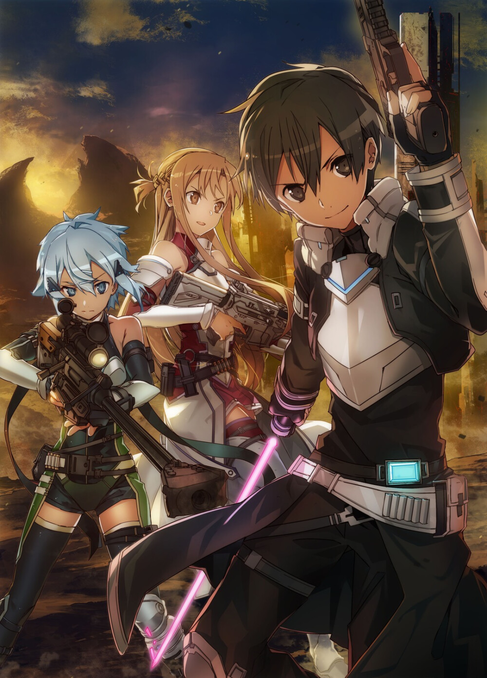 刀剑神域:sword art online 小说封面插图精选