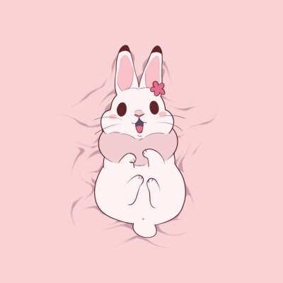 兔子粉色可爱头像