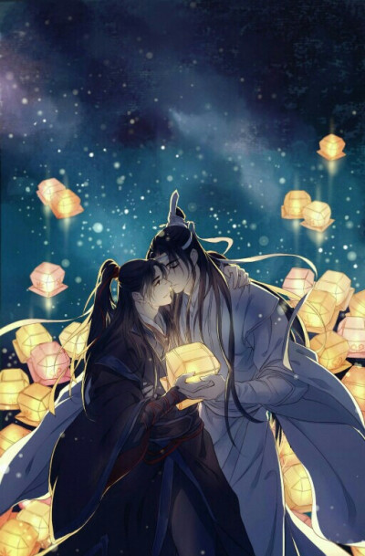 古风插画《魔道祖师》忘羡@千二百