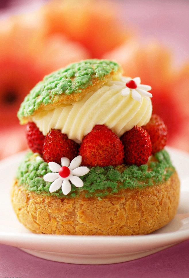 草莓蛋糕#下午茶